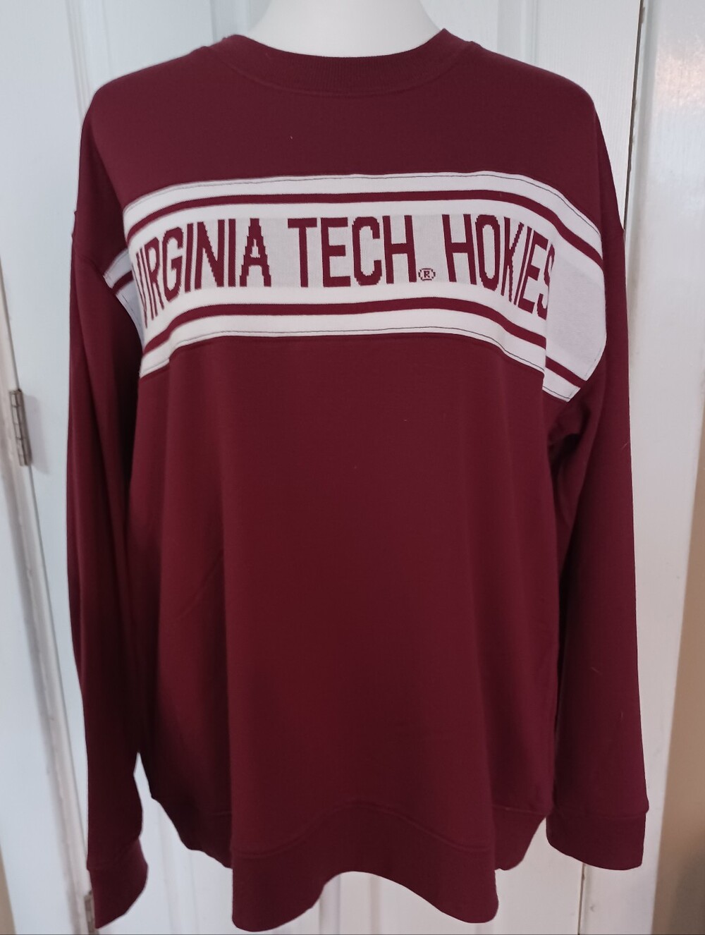 Virginia Tech Hokies Maroon Crewneck Sweatshirt